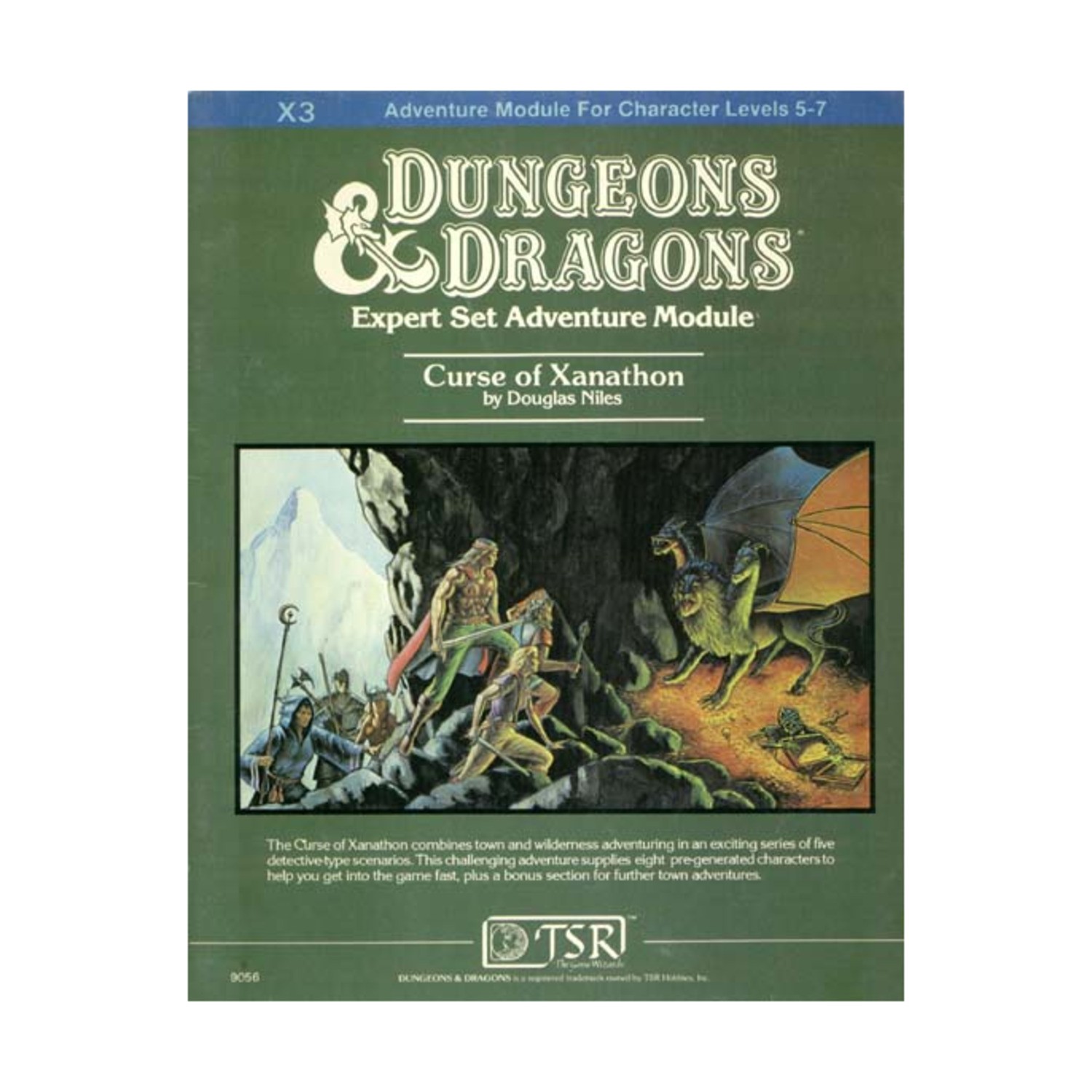 TSR Basic D&D Curse of Xanathon (1st) Fair+