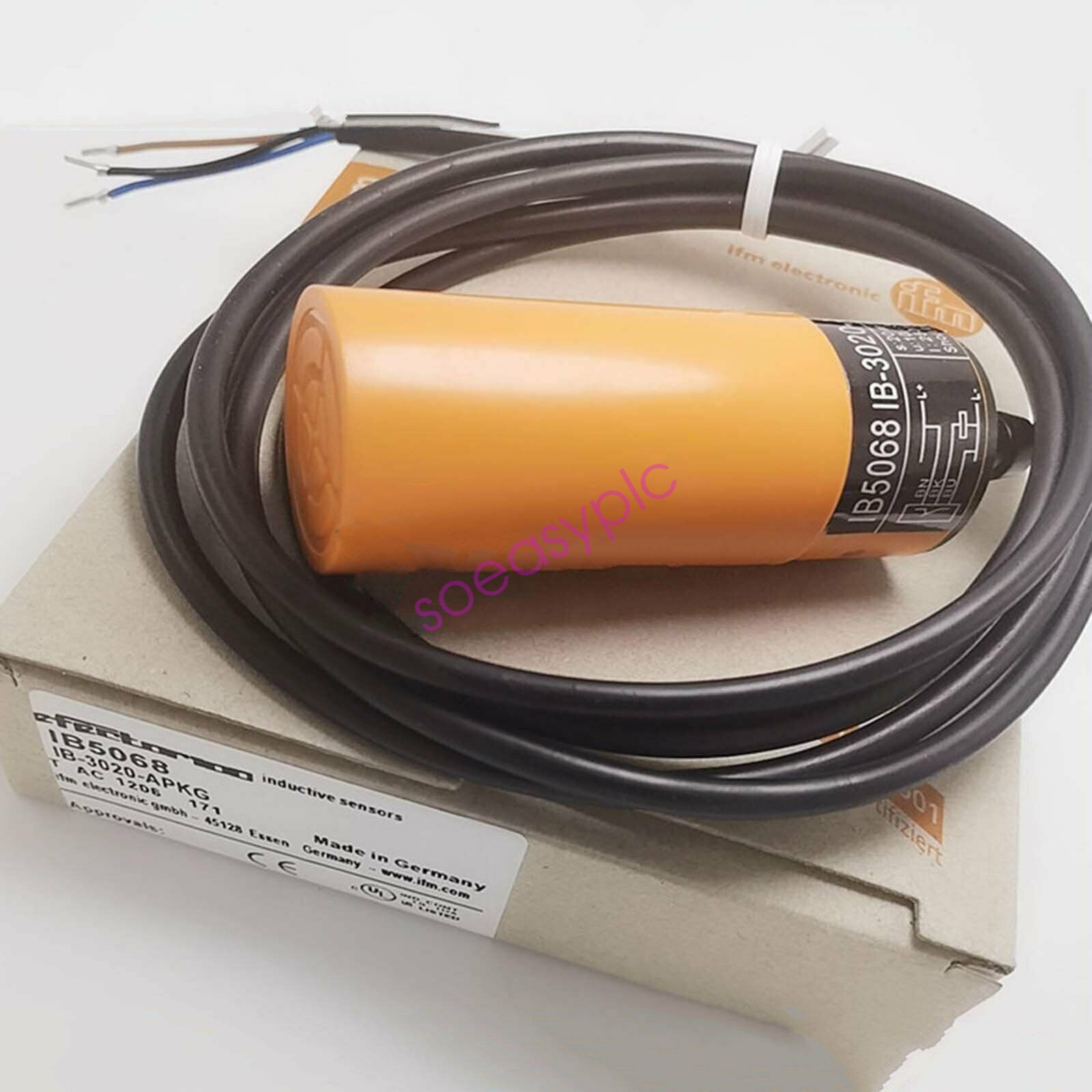 IFM IB5068 Inductive Proximity Switch Sensor New #