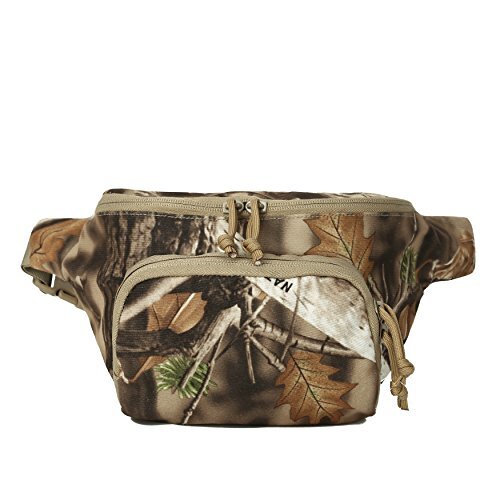 Hunting Camouflage Fanny Pack for Men - Waterproof Waist Bag for woodland camo