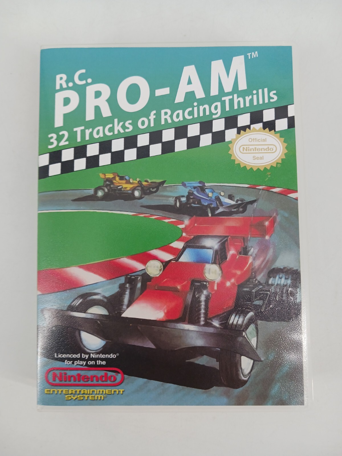 Nintendo NES Sports Series R.C. PRO-AM Clam Shell CASE ONLY NO GAME