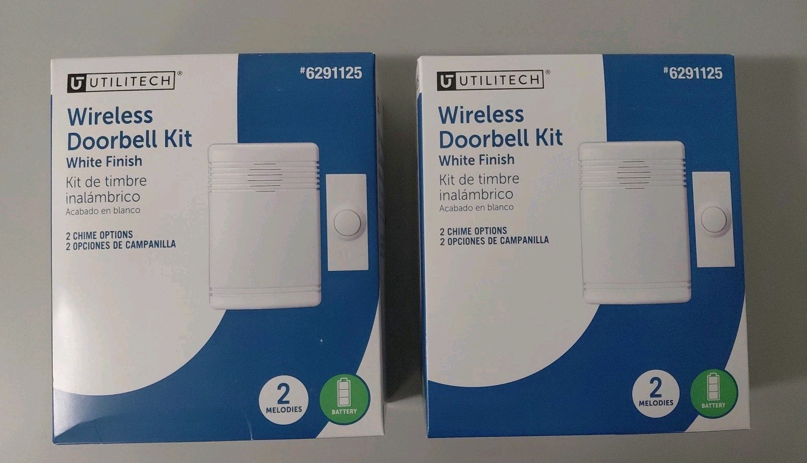 Lot Of 2 Utilitech Wireless Doorbell Kits