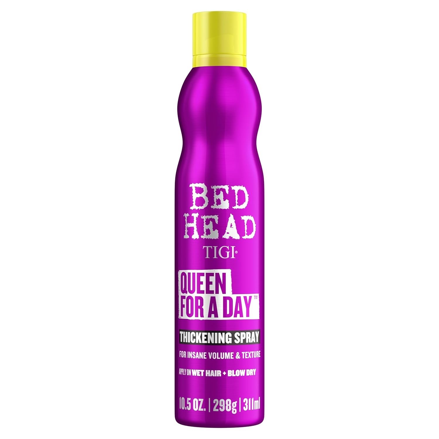 TIGI Bed Head Volumizing Hair Spray, Queen For A Day, 10.5 oz