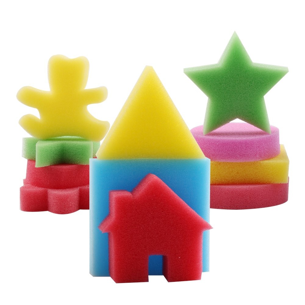 30pcs Sponges for Painting, Shape Sponge, Paint Sponges for Crafts, Foam Spon...
