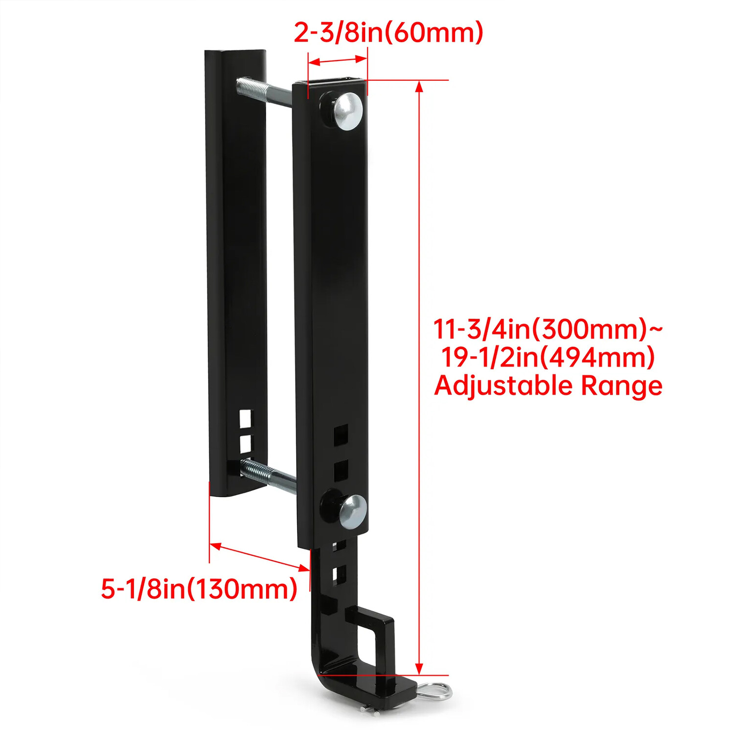 For 10-Inch Trailer Frames Adjustable Weight Distribution Hitch Brackets Support