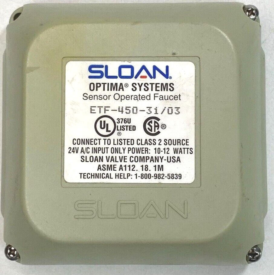 Sloan ETF-450-31/03 Optima Systems Faucet Control Module 24VAC