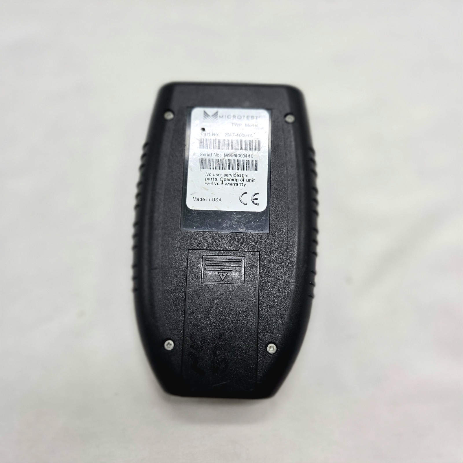 MicroTest 2947-4000-01 MicroScanner 10/100 Network Cable Tester UNTESTED AS IS