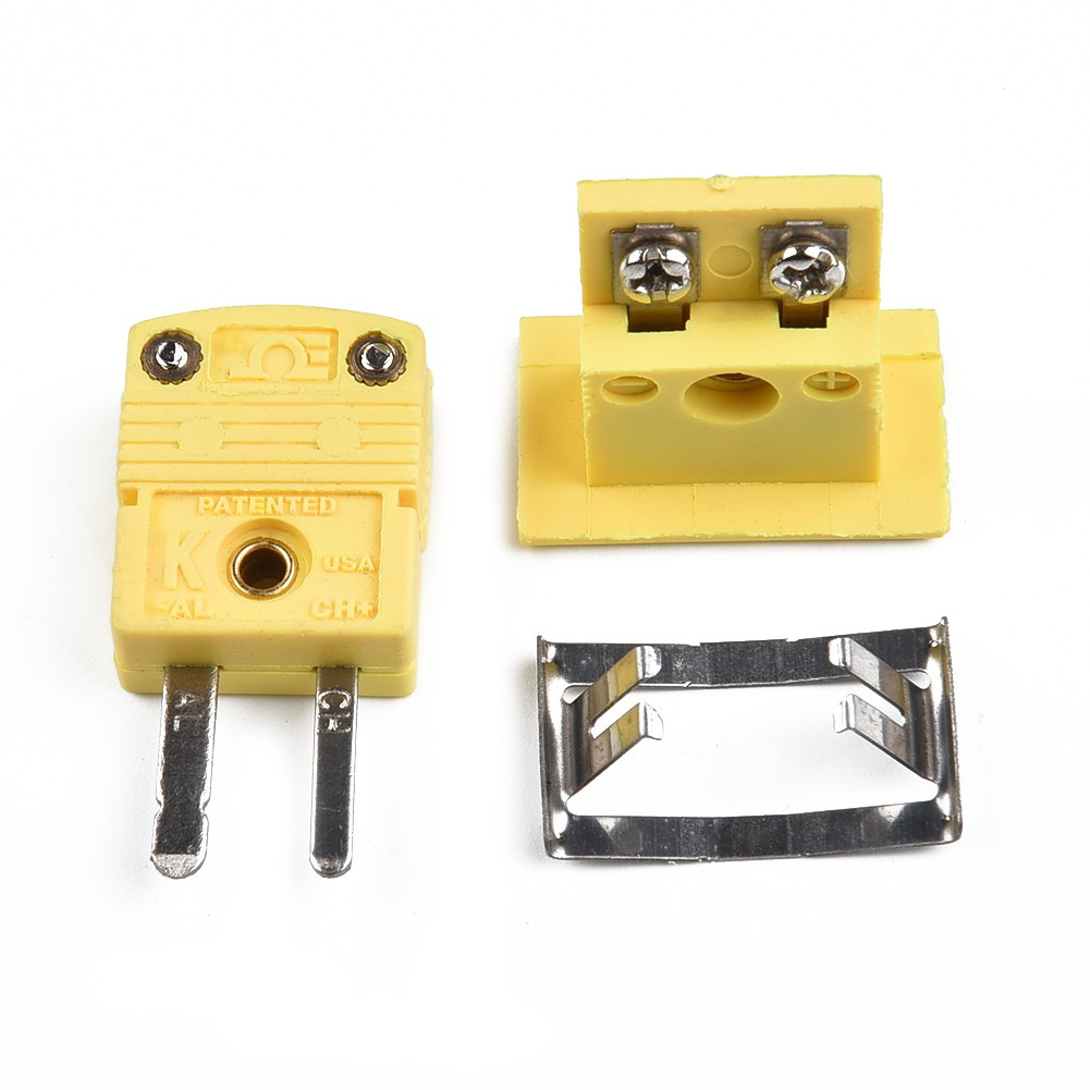 New Panel Mount K-type Thermocouple Miniature Mini Jack Socket Connector Yellow