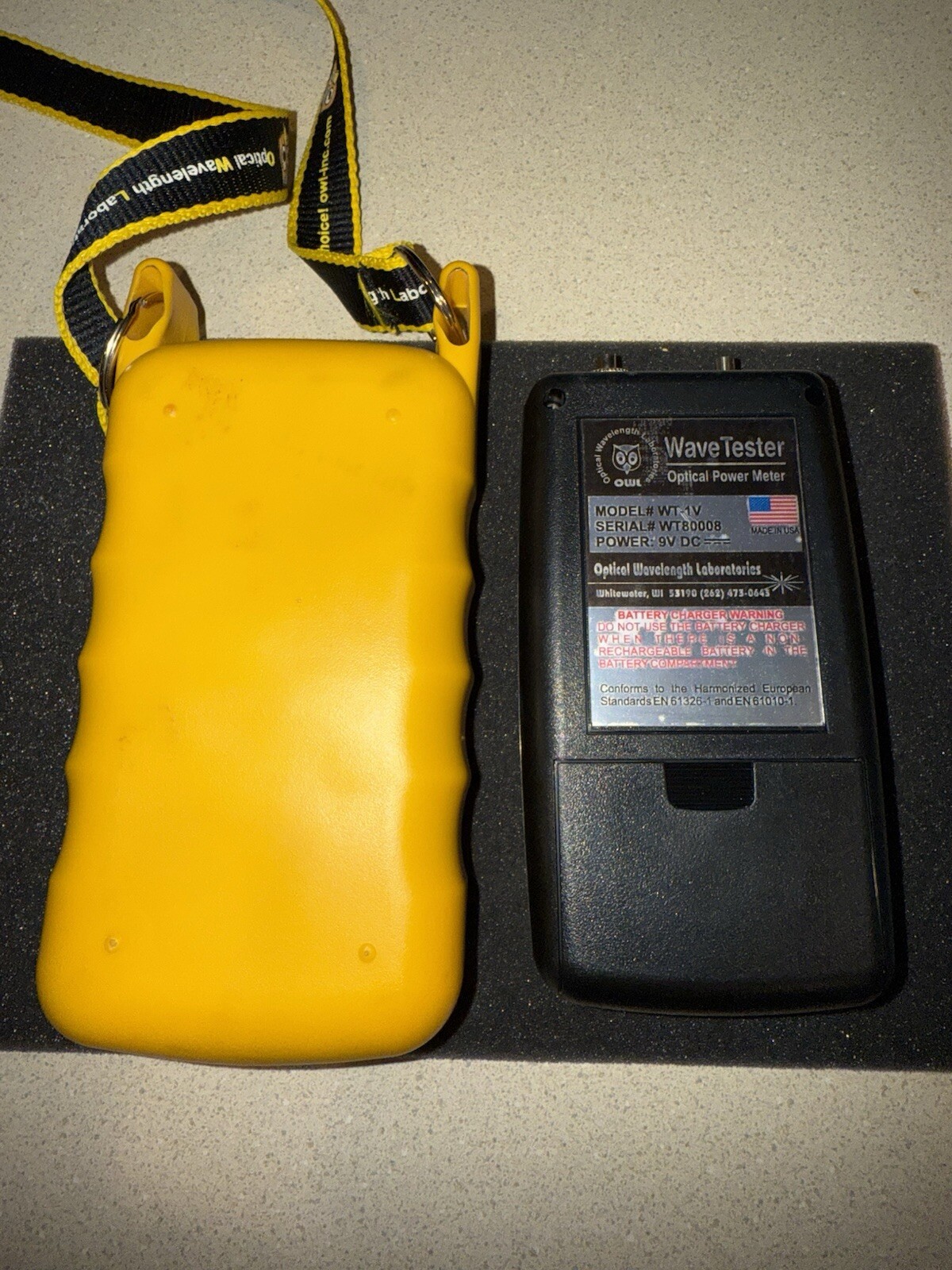 OWL WT-1V WaveTester Optical Power Meter with Integrated VFL Port