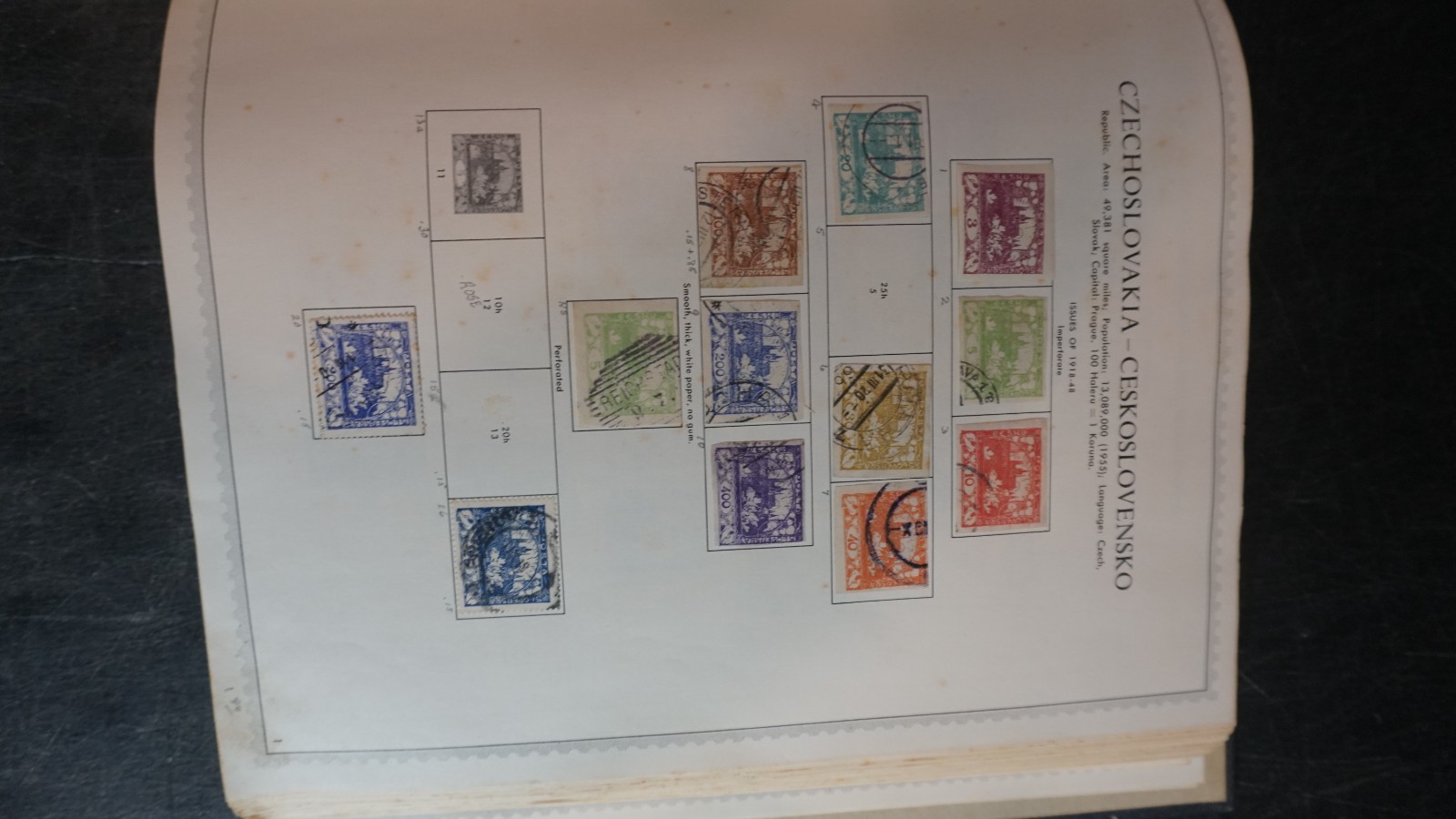 Czechoslovakia nice collection in album