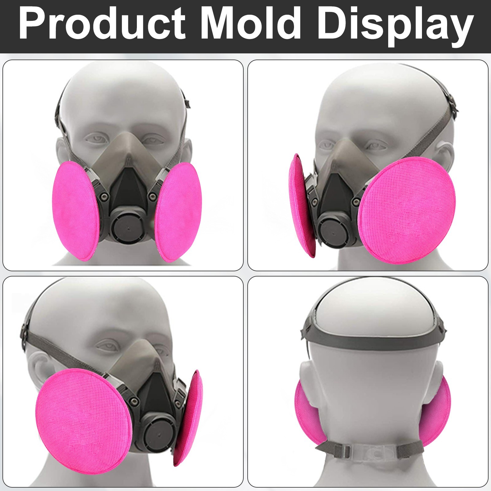 P100 Half Face Respirator Mask Particulate for Welding Painting Dust Work