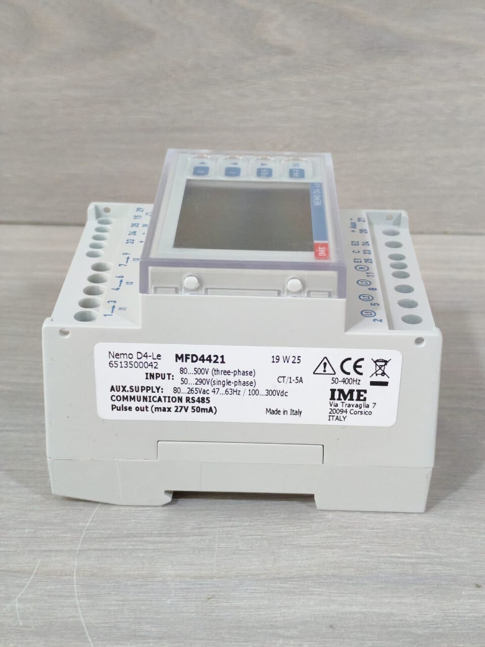IME NEMO D4-Le MFD4421 MULTIFUNCTION W/ ENEGRY COUNT & REACTIVE