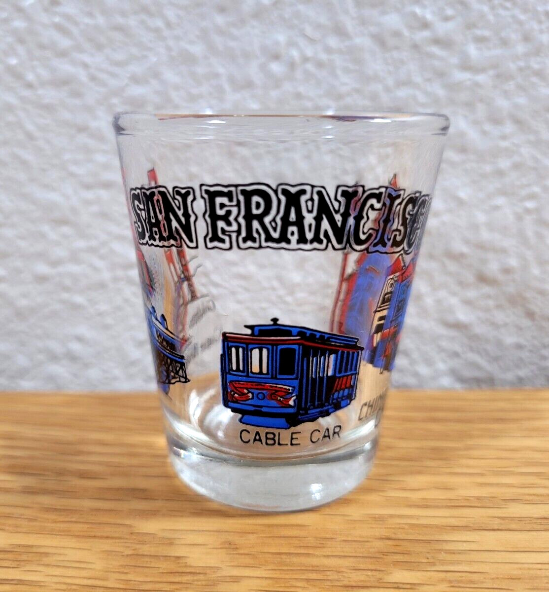 San Francisco Shot Glass California Collectible U.S. Travel Souvenir Barware