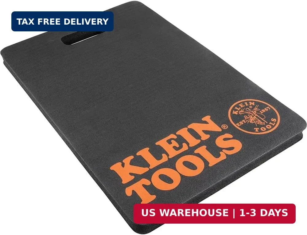 Klein Tools 60135 Kneeling Pads, Adult Men's Soft Thick Closed Cell Soft Foam Pr