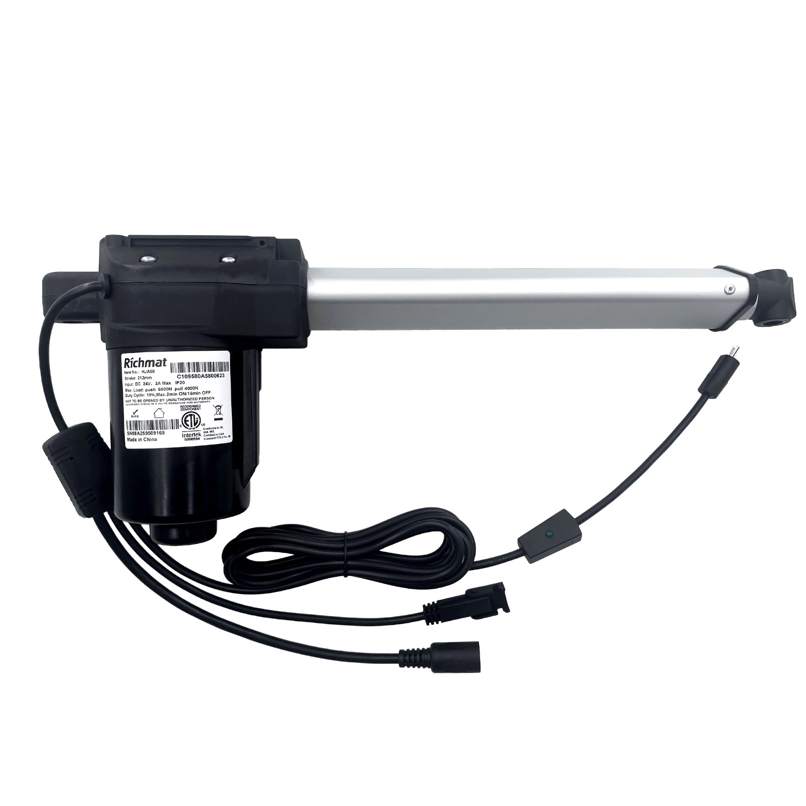 Richmat Motor HJA58 Replacing GM1450-LM Actuator for Power Recliner Lift Chairs