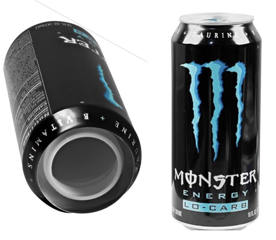ENERGY DRINK Can Diversion Safe Hidden Home Security Hide Jewelry Money Fake NEW