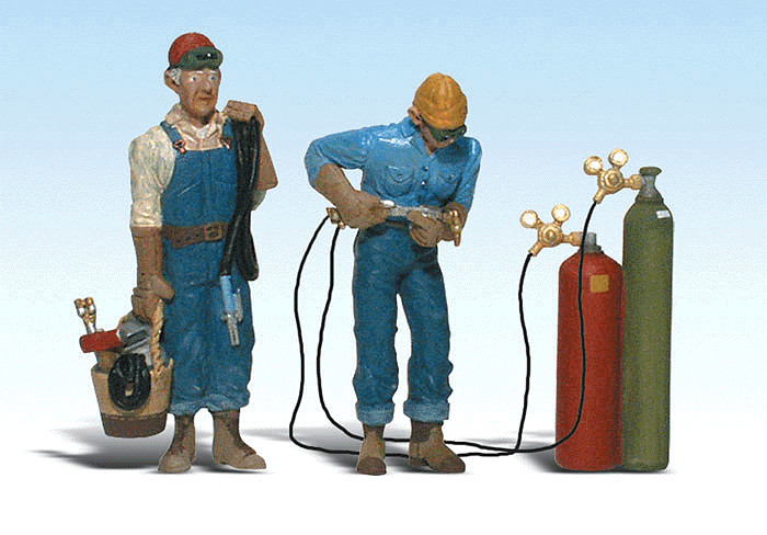 Woodland Scenics ~ New 2026 ~ G Scale People ~ Welder Brothers ~ A2544