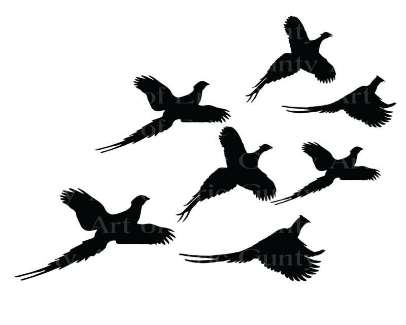 Pheasant Hunting Birthday ~ Edible 2D Fondant Cake Cupcake Topper ~ D22626 *