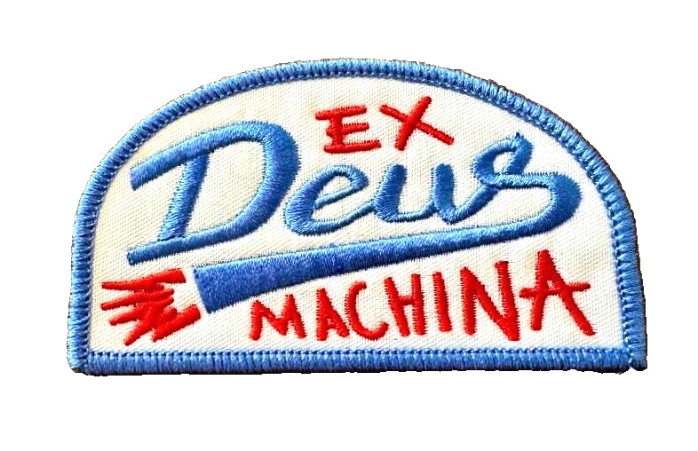 FABULOUS EX DEUS MACHINA  EMBROIDERED IRON-ON MOTORCYCLE PATCH...