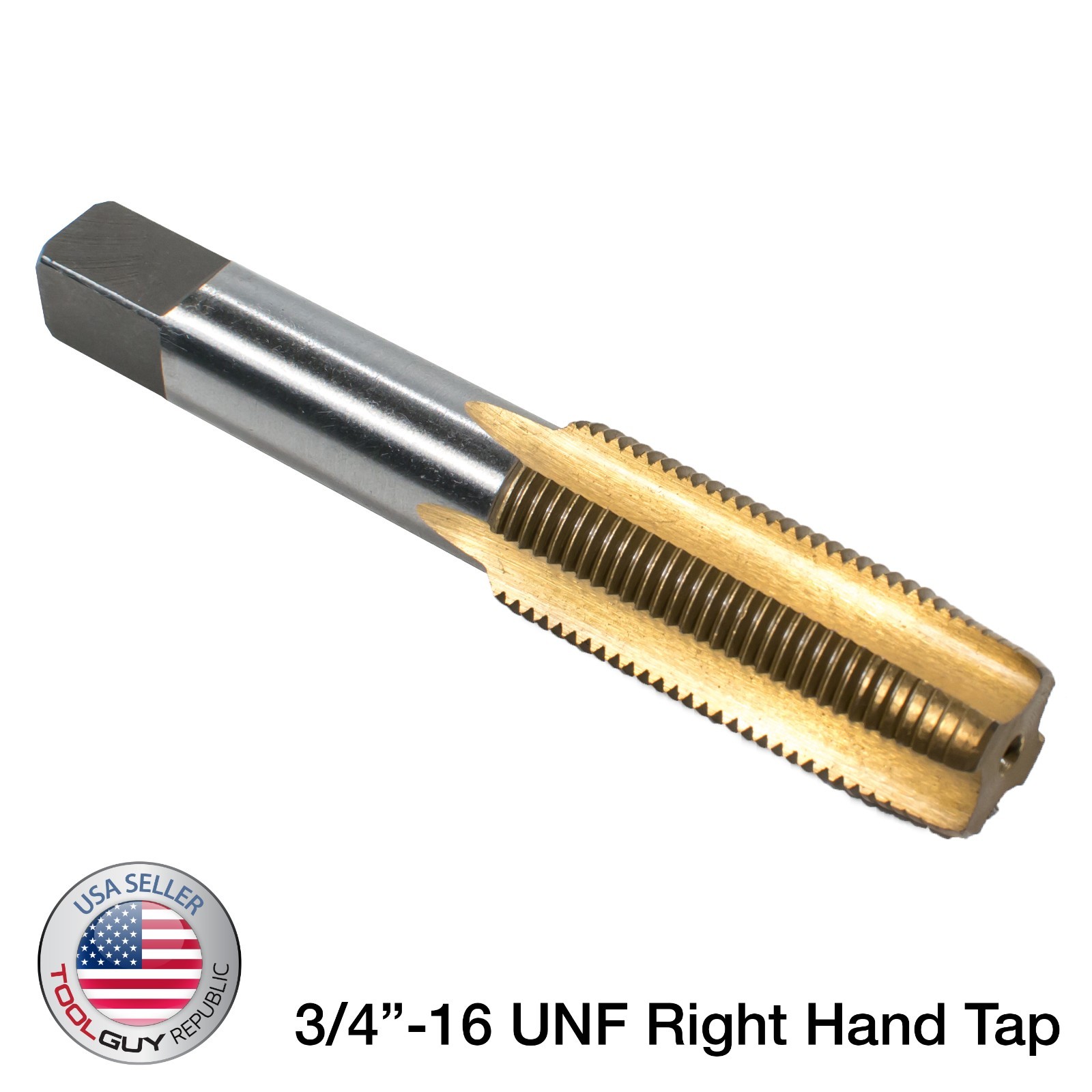 3/4"-16 UNF Right Hand Tap Tungsten Titanium Coated