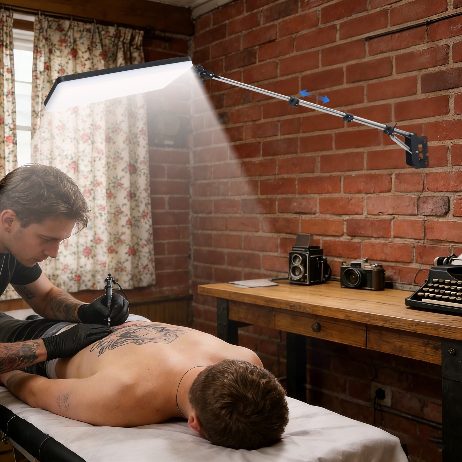 New Wall-Mounted Tattoo Lamp, Large LED Panel Light, Tattoo Lighting Lamp