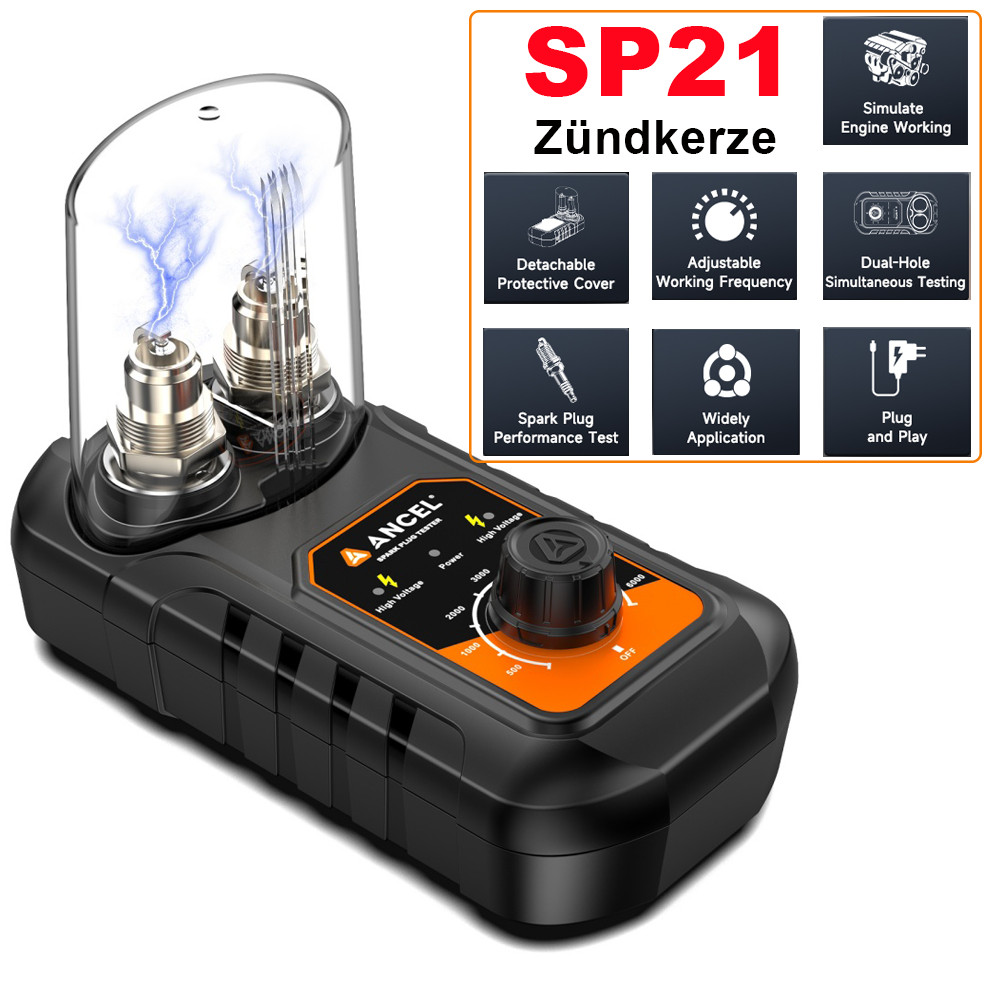 Car spark plug tester motor vehicle ignition tester spark plug tester double hole detector