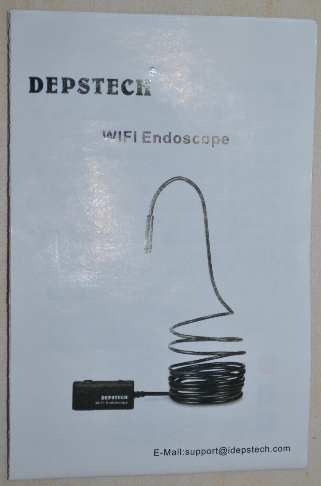 WIFI Borescope Endoscope Semi-Rigid Camera by DEPSTECH Used