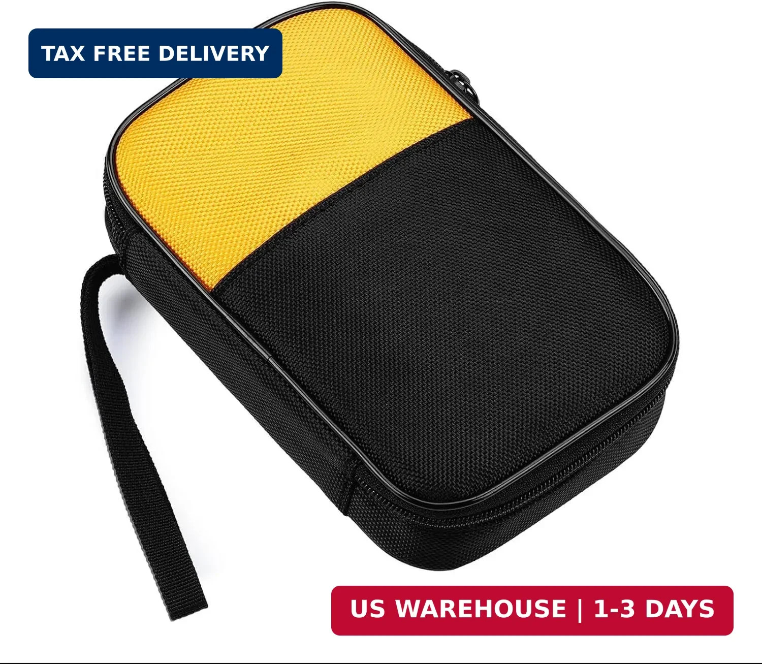 KingSung Zippered Soft Tool Carrying Case for Fluke 117/116/115/114/113 Digital