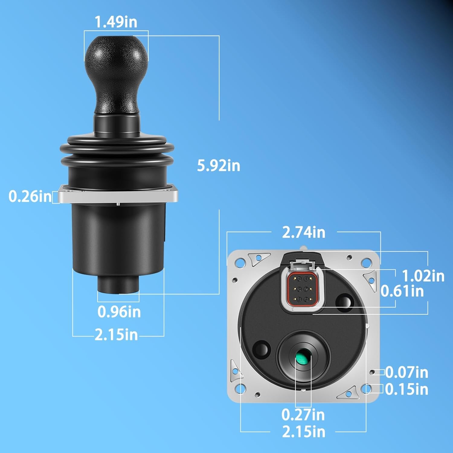 Single Axis Ball Handle Joystick Controller 101175 for Genie Straight Boom Lifts