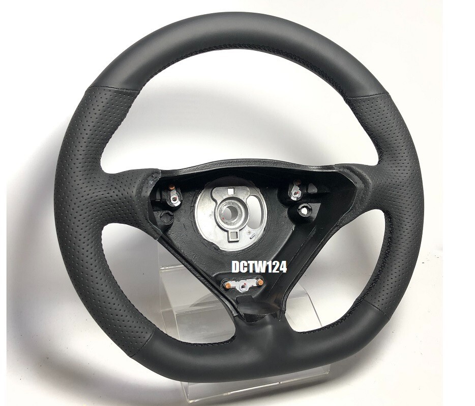 T96 smaller thicker standard Black leather steering wheel Porsche 996 986 MT C4S