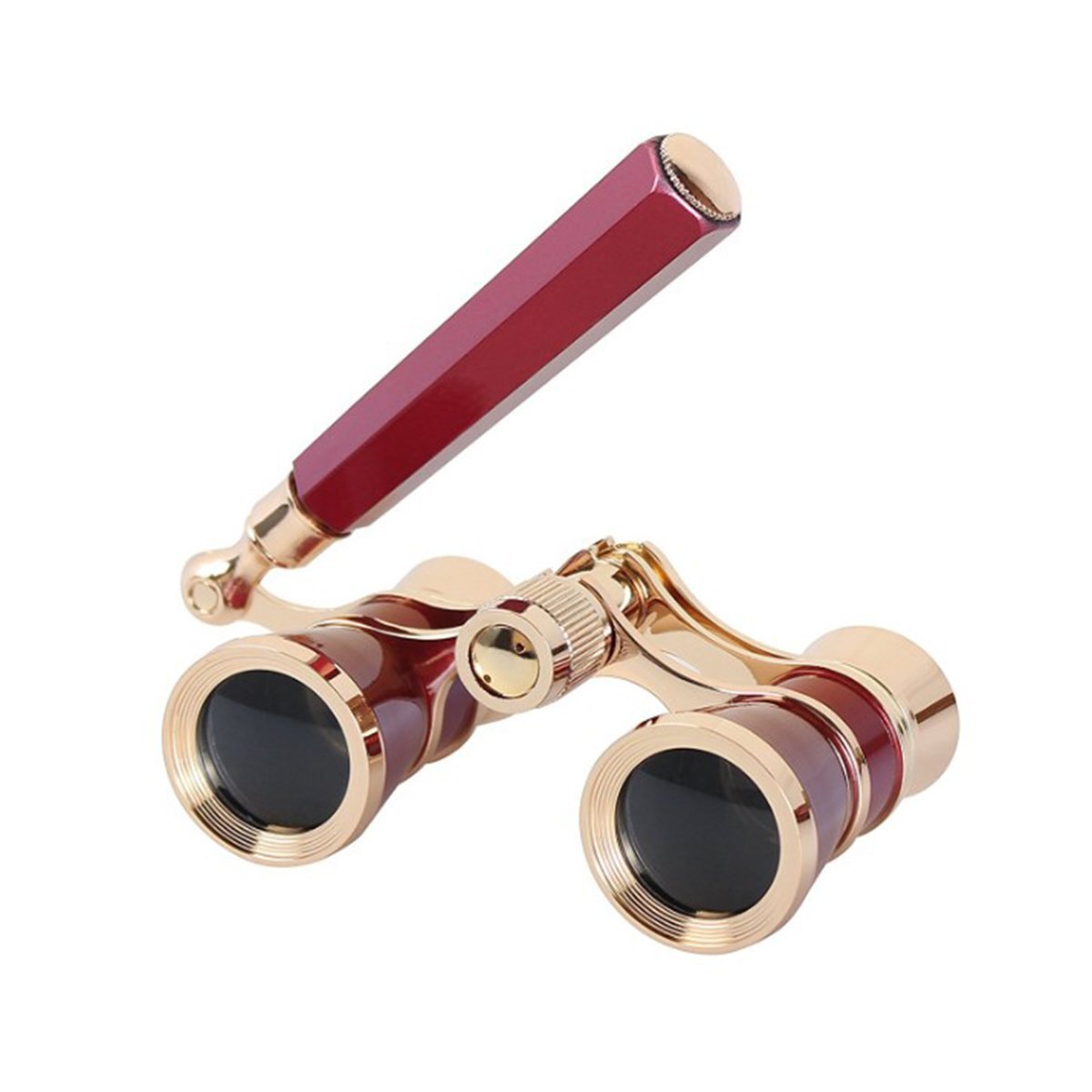 Retro 3X25 Theater Opera Glasses Mini Binocular Glasses Binocular Compact Handle