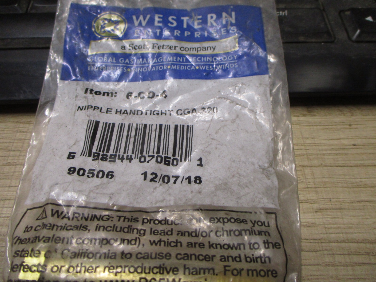 Western Enterprises 6 CO 4 Nipple