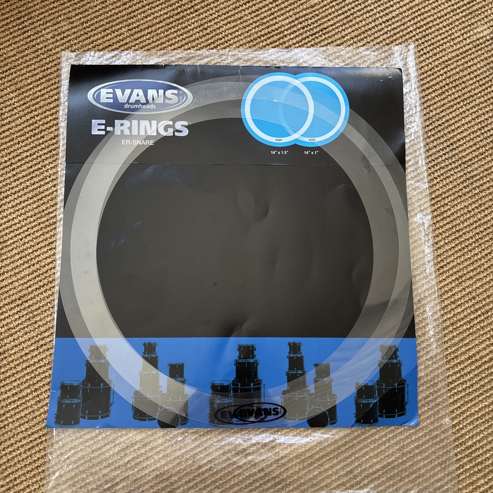 EVANS ER-Snare E-Rings x2
