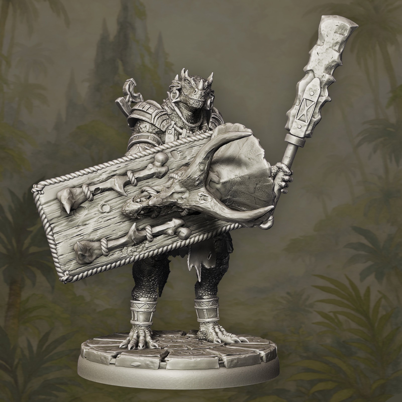 Lizardman Saurian Guardians 28mm fantasy