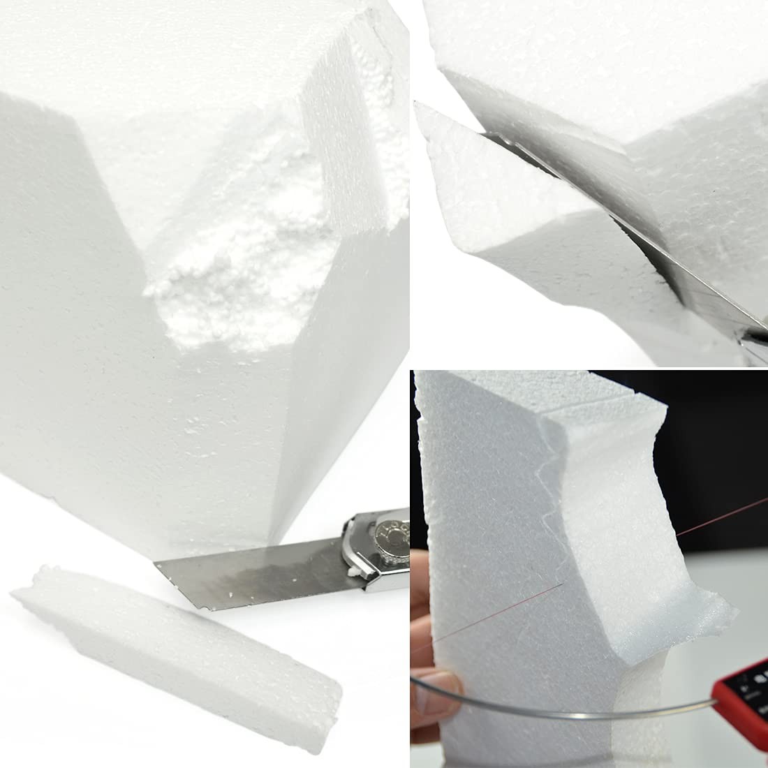 Craft Foam Rectangle Sculpting Block for Crafting, Modeling, Art Projects and...