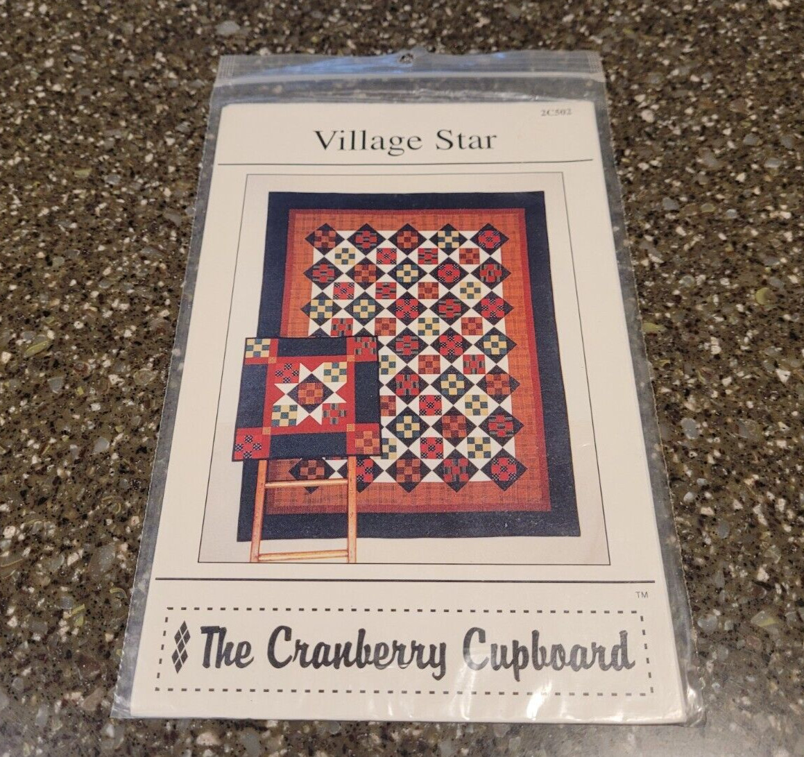 Village Star Wallhanging Lap Quilt Pattern The Cranberry Cupboard 2C502