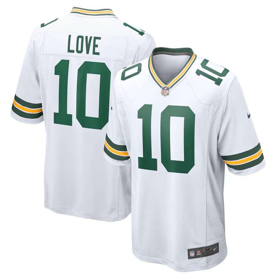 NWT Men's Packers #10 Love Green Player Game Stitched Jersey