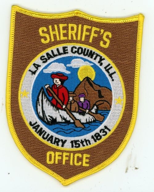 ILLINOIS IL LA SALLE COUNTY SHERIFF OFFICE NICE SHOULDER PATCH POLICE