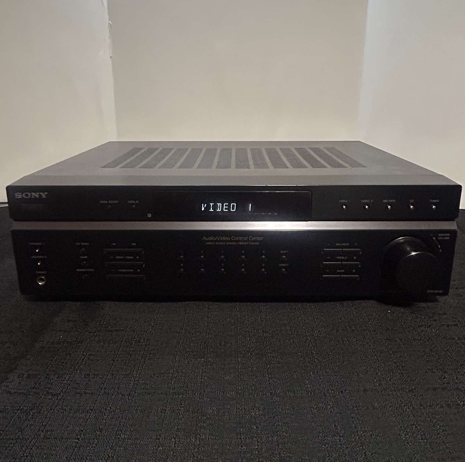 Sony STR DE197 Stereo Receiver AM FM Phono Input Tested Working No Remote