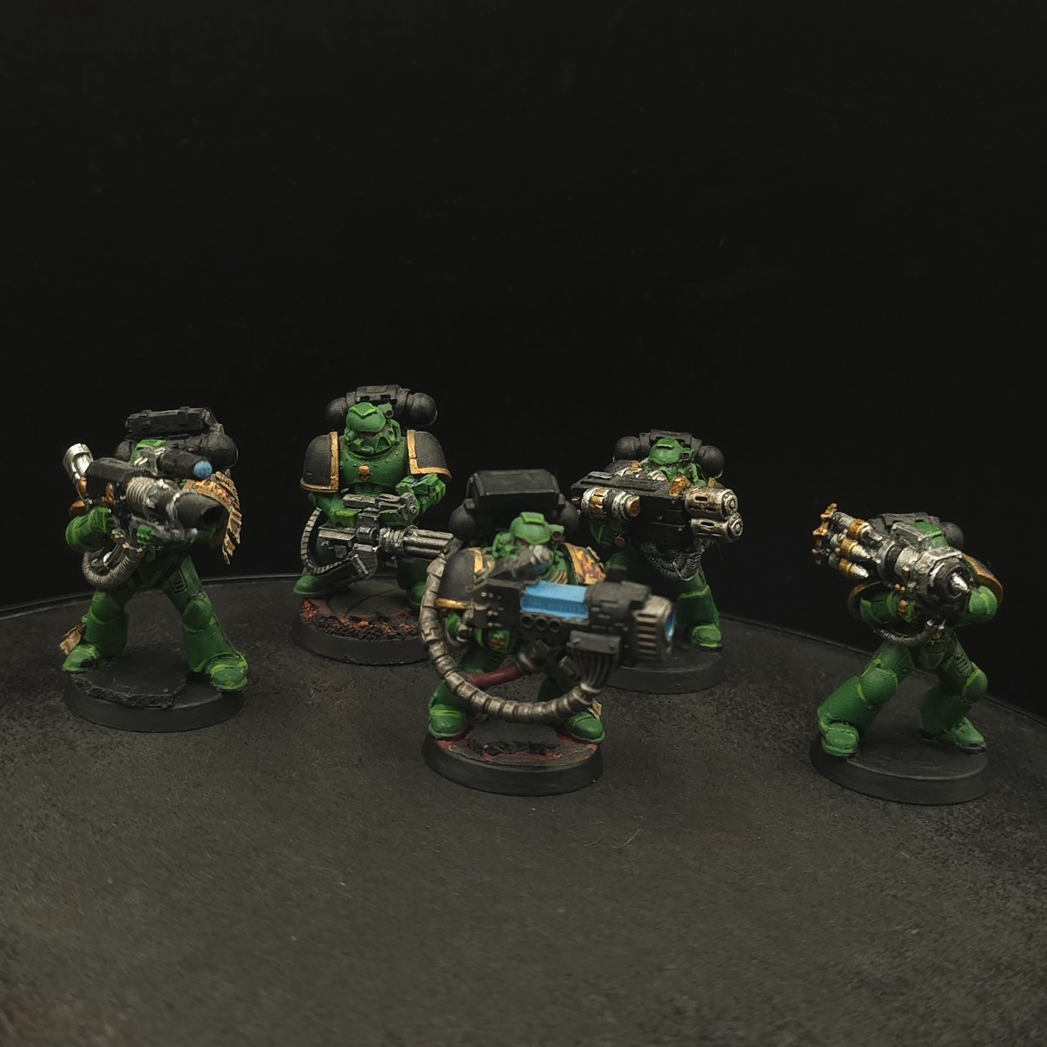 Pro Painted Warhammer 40k Salamanders Devastators ×5 Lot H Games Workshop
