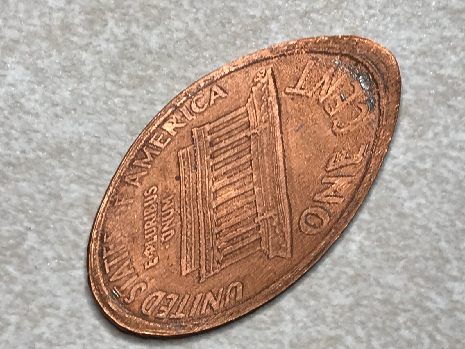 Johnson County Numismatic Society Elongated Penny Cent Pressed Token T2013