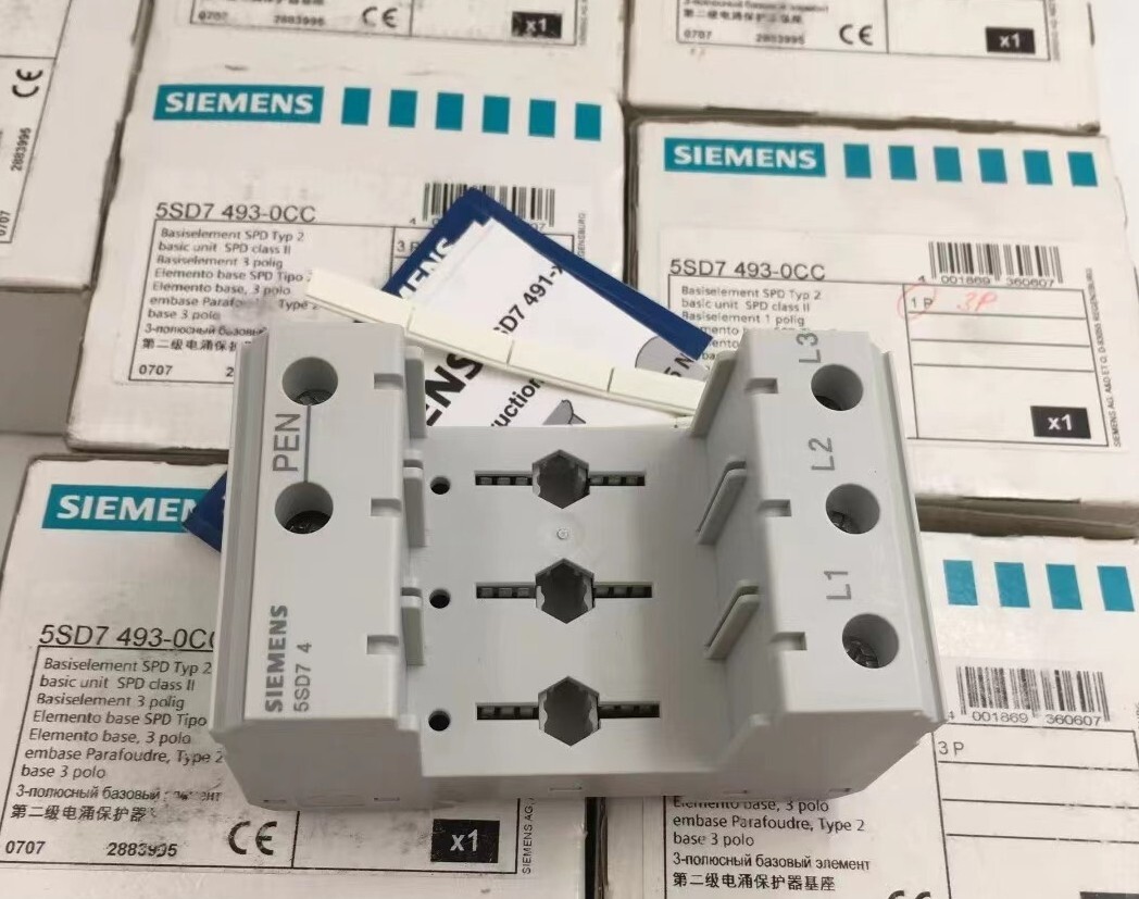 1pc NEW Siemens 5SD7493-0CC 5SD7 493-0CC 3P surge protector base