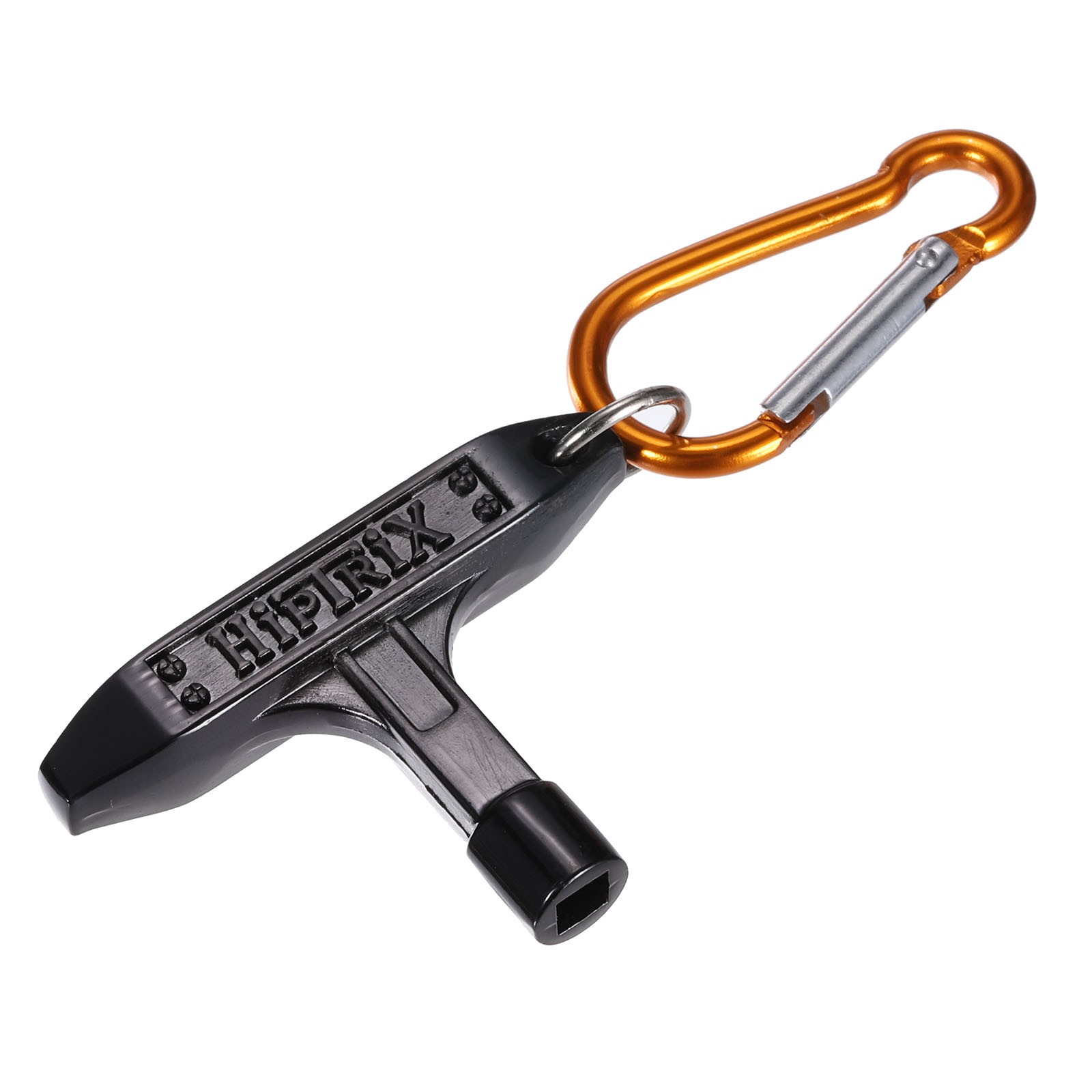 Drum Tuning Key T-shaped Drum Keys Portable with Ring Buckle for Drum Black