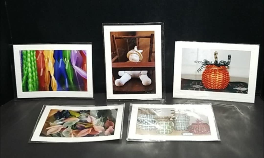 ~Being Creative~ Photography Photo Greeting Cards-Blank Inside ~Set Of 5~