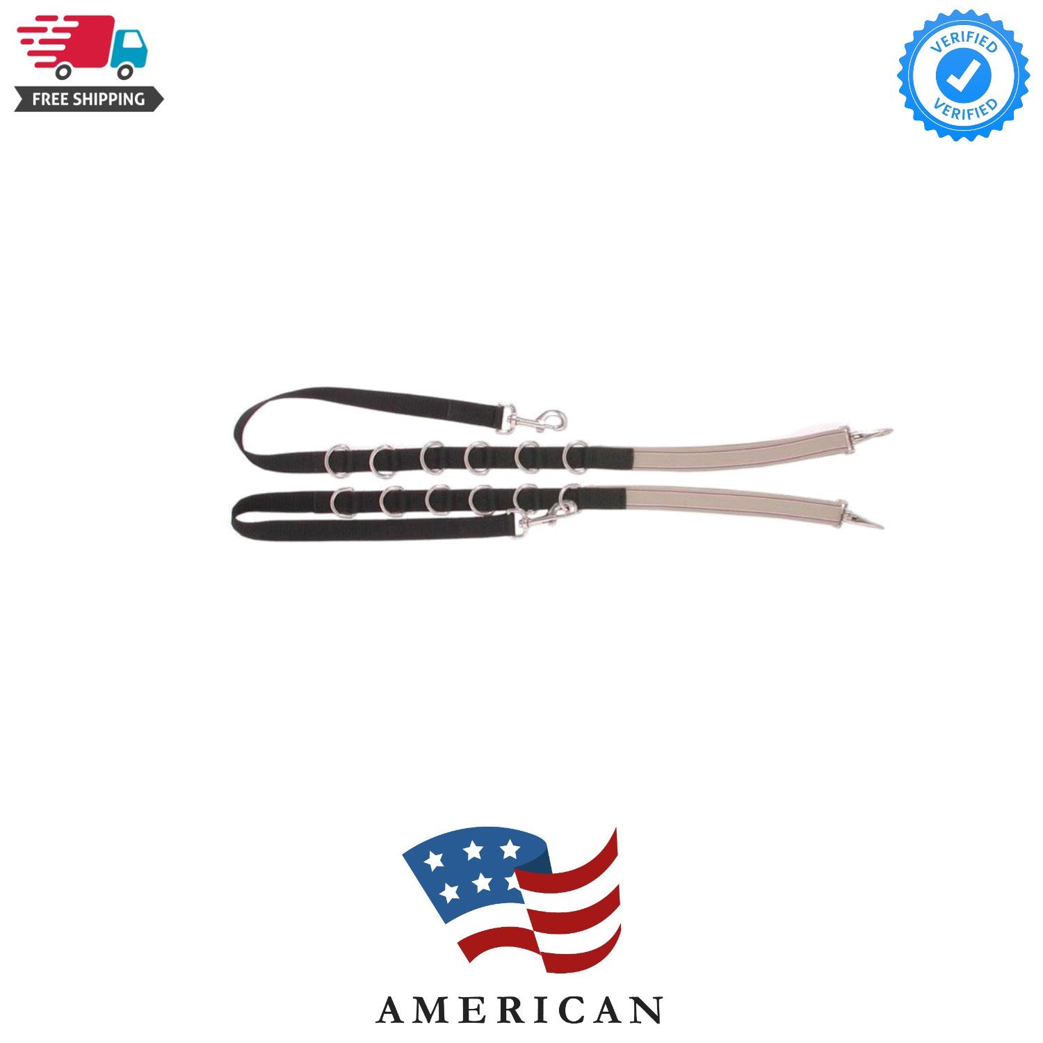 Basic Nylon D-Ring Adjustable Elastic Side Reins