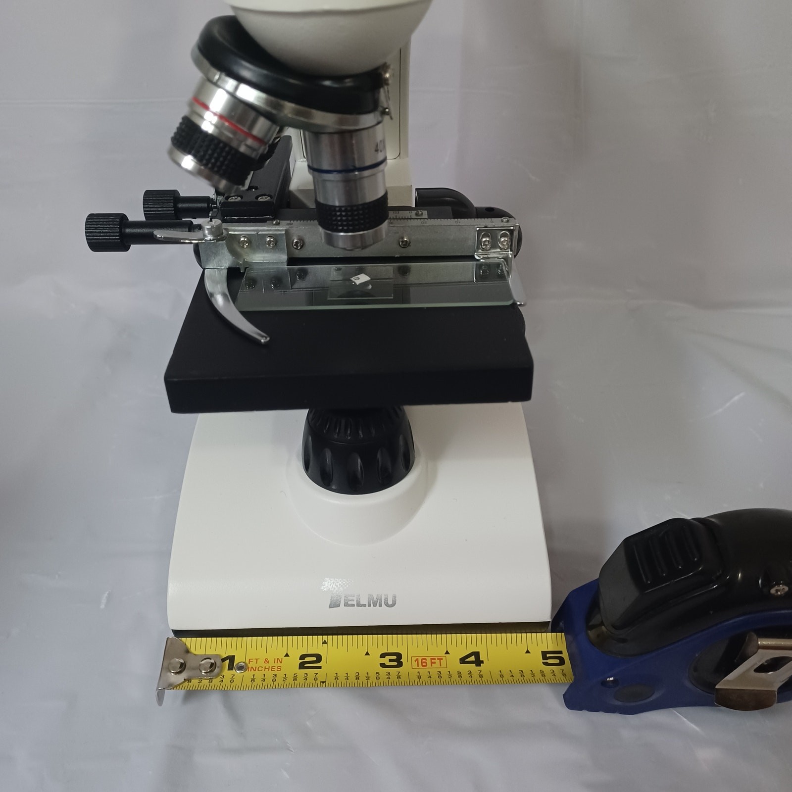 Telmu Biological Microscope w/ 154-Piece Slide Kit