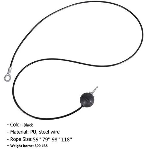 Fitness Pulley Cable,Replacement Cable Machine Accessories,Cable 39" Type-B