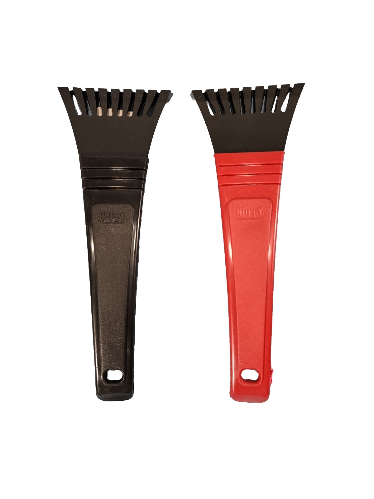 LOT OF 2 Red and Black 10" Hoppy Subzero Ice Scraper Made in USA 16721 16713