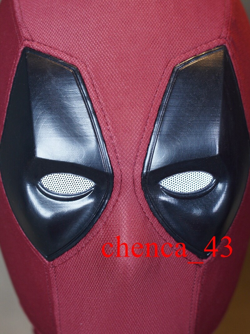 Customize Deadpool Screen Accurate Cosplay Headgear Wearable Mask Prop Faceshell