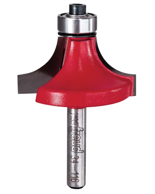 Freud 34-116 Carbide Round Over Router Bit 1-1/2 Dia. x 2-1/2 L x 1/2 Radius in.