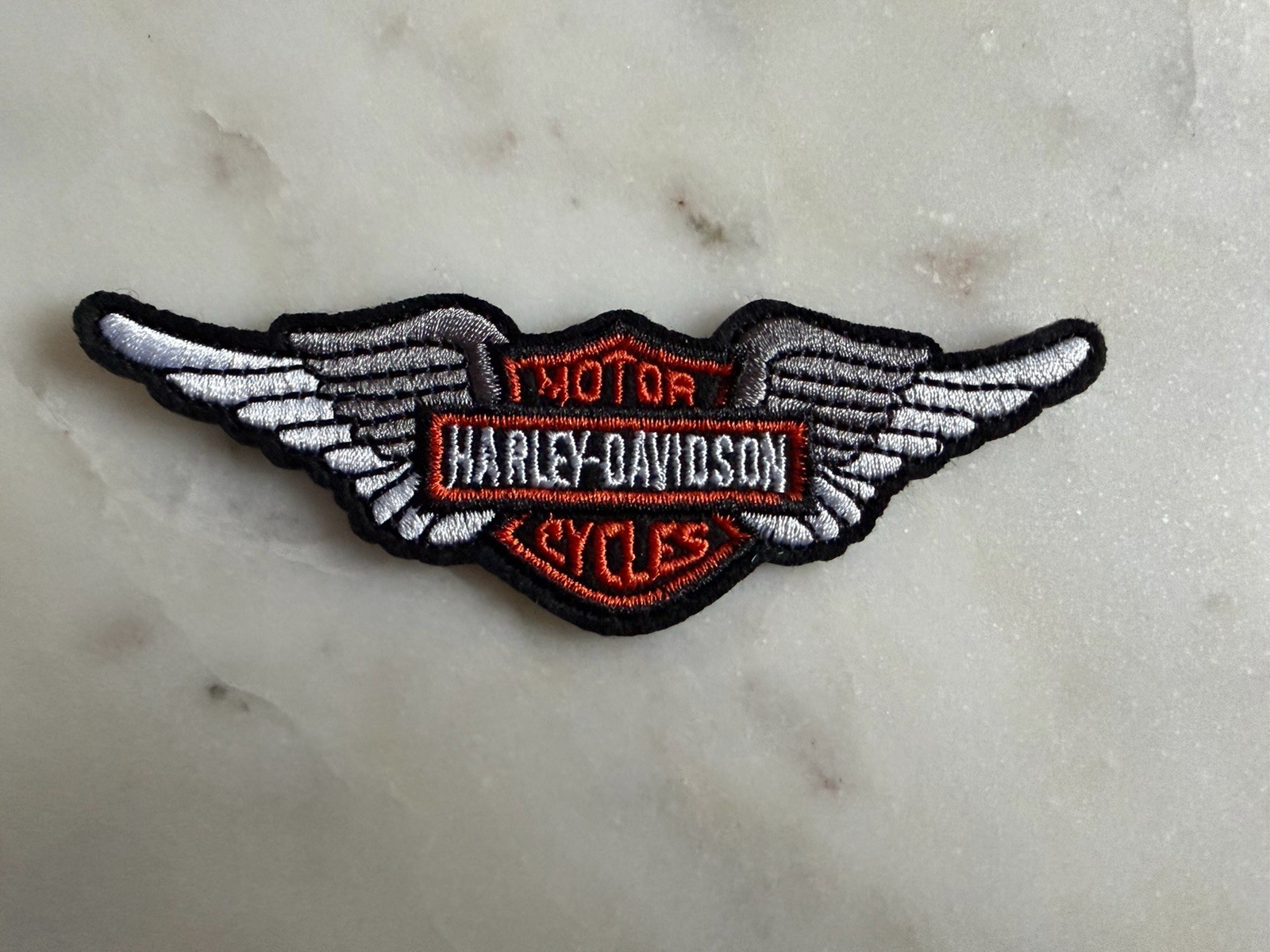 Harley Davidson Cycles - Embroidered Iron-On Patch